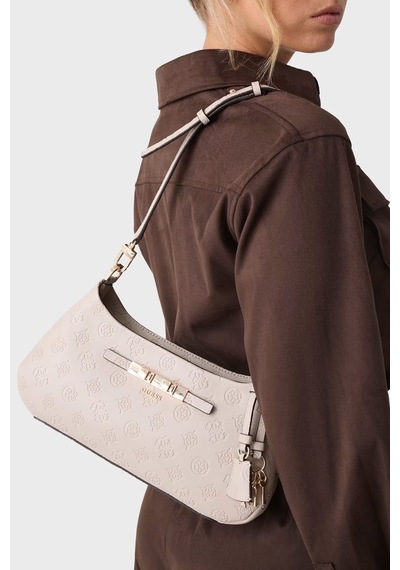 Guess Carmella 4g Logolu Omuz Askılı Çanta Hwpd2225180 Kadın Çanta Hwpd22 25180 Bnn Krem