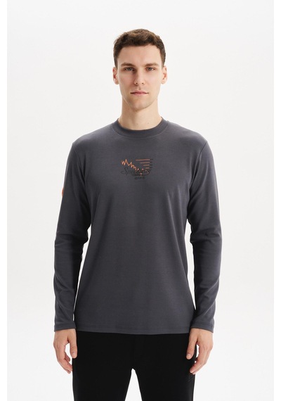 AR-MA Arma Erkek Slim Fit Çift Taraflı İnce İnterlok Pamuk Modal Elastan Karışımlı Bisiklet Yaka Sweatshirt K30124989502 Gri AR-MA Arma Erkek Slim Fit Çift Taraflı İnce İnterlok Pamuk Modal Elastan Karışımlı Bisiklet Yaka Sweatshirt K30124989502 Gri