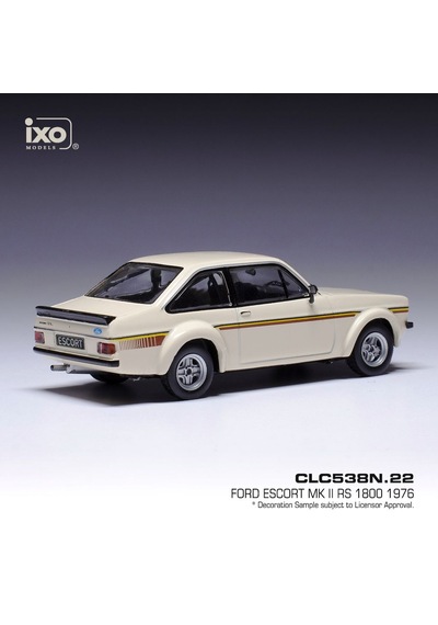 1:43 Ölçek Ixo 1976 Ford Escort Mk I Diecast Metal Minyatür Model Araba 10cm