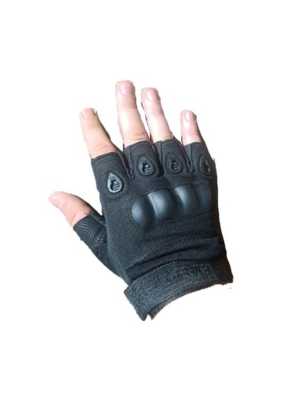 Tactical Eldiven Yarım Oakley Siyah