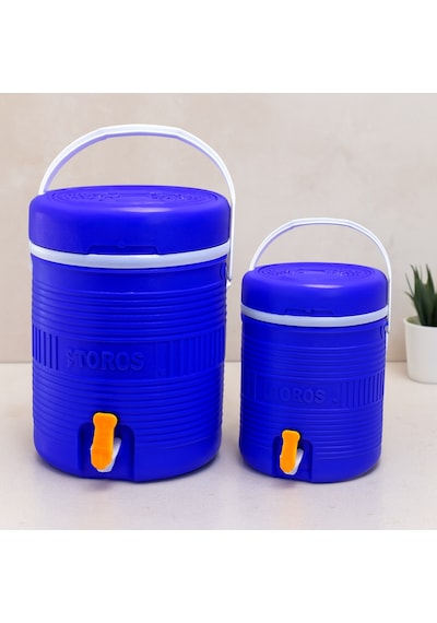Yuvarlak Plastik Termos Seti 14l+6l Musluklu Belirtilmemis