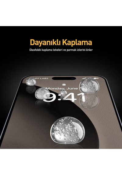 İphone 16 Serisi İle Uyumlu 5d Easyfit 2 Adet Kolay Uygulama Aparatlı Ekran Koruyucu Temperli Cam, İphone 16 Pro Max, Şeffaf