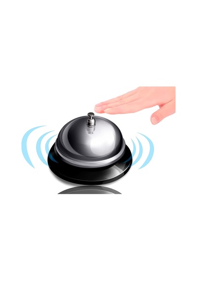 B&f Otel Resepsiyon Bell Masa Zili Servis Çanı Servis Çanı Klasik Çelik Servis Çhassasiyetları İçin - Gümüş Diğer