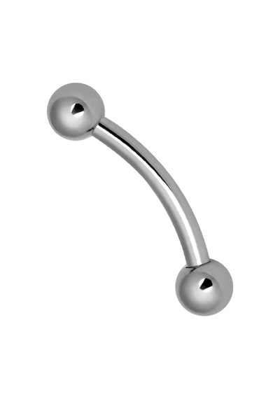 Tdgr00880 Curved Barbel Piercing K7 Çok Renkli