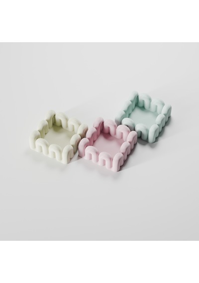 Arch Tray Kemer Formlu Dekoratif Mini Tepsi Buzul Yeşili