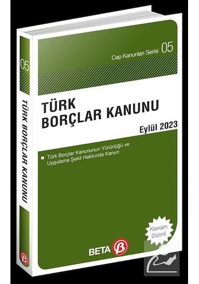 Türk Borçlar Kanunu Eylül 2023 / Av. Celal Ülgen