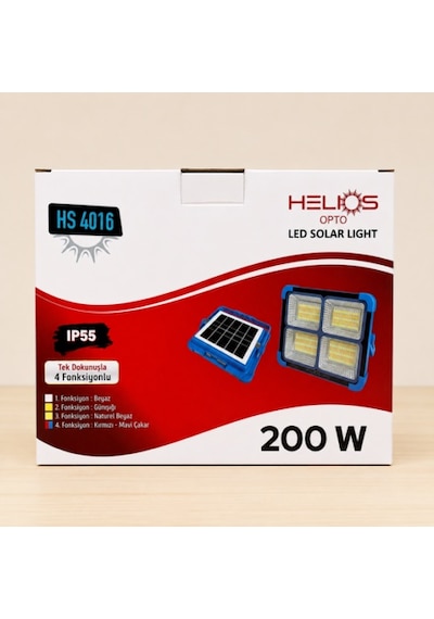 Helios 200w Solar Led Projektör