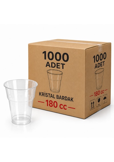 Kristal Bardak 180 Cc 1000 Adet