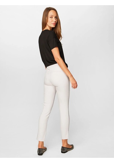 Faik Sönmez Kadın Slim Fit Klasik Pantolon B00052 Taş