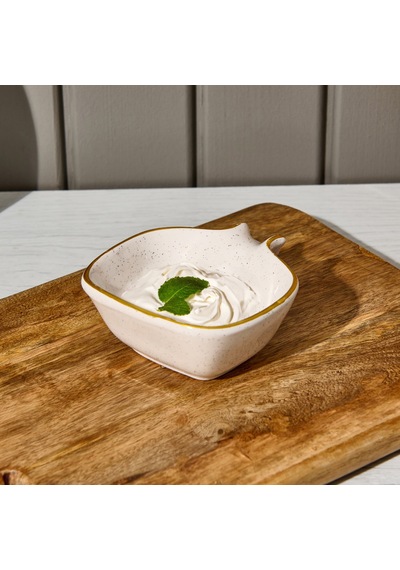 Cosinesss Seramik Nar Çerezlik - Krem - 10 Cm Renkli