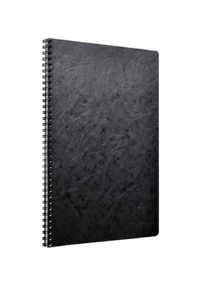 Clairefontaine Age Bag Wirebound A4 Kareli Defter Siyah 781421c