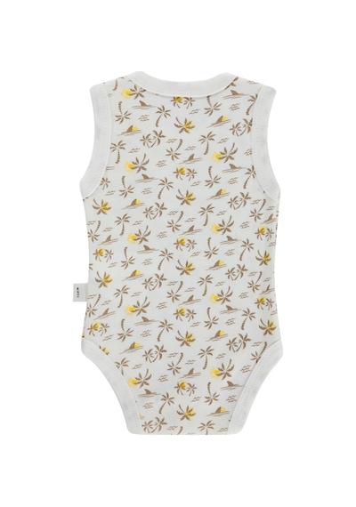 Civil Baby Palmiye Empirme 0-24 Ay Çıtçıtlı Badi - Ekru