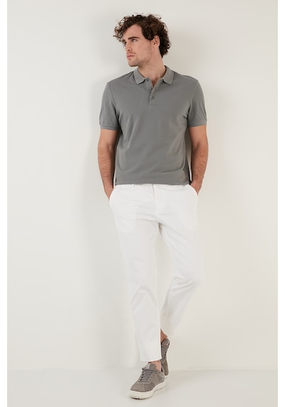 Buratti Pamuklu Regular Fit Düğmeli Erkek Polo Yaka T Shirt 5902127 Açık Haki