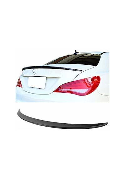 Autogp Mercedes Cla Bagaj Üstü Spoiler W117 Pianoblack Boyalı 017 Mb34 01 01