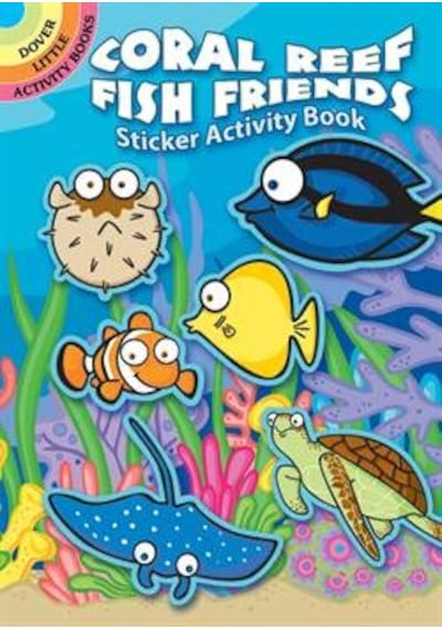 Coral Reef Fish Friends Sticker Activity Book 9780486807751