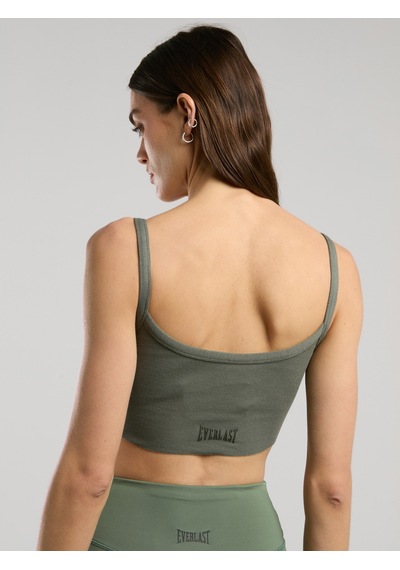 Everlast Ever Relaxed Rib Haki Kadın Atlet Büstiyer Haki