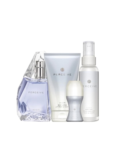 Avon Perceive Kadın Parfüm Losyon  Rollon ve Vücut Spreyi Seti