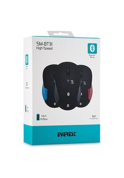Everest SM-BT31 Bluetooth Kablosuz Optik Mouse