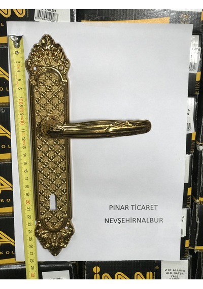Eskitme Kapı Kolu Sarı 1 Kapılık Çift