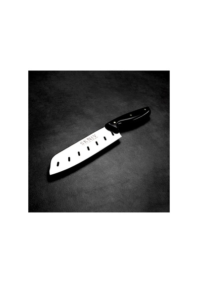 Kölüge: Santoku Şef Bıçağı Geleneksel Japon Tarzı: Kes-doğra-dilimle - Paslanmaz Mutfak Bıçağı Çok Renkli