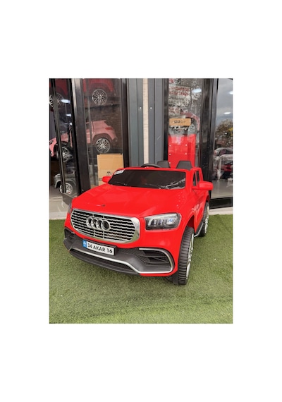 Audi Akülü Araba 0-6 Yaş Kırmızı Kırmızı