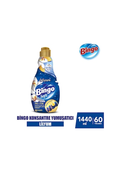 Soft Konsantre Çamaşır Yumuşatıcısı Lilyum 6 x 1440 ML