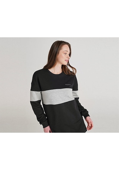 Hummel Baden Tunic Kadin Günlük Sweatshirts 960029-2001 Siyah Siyah