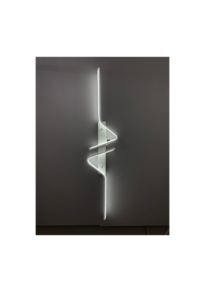 Yüksek Aydınlatmalı Z Model Beyaz Led Aplik Avize Modern, 3 Renk Aydınlatma