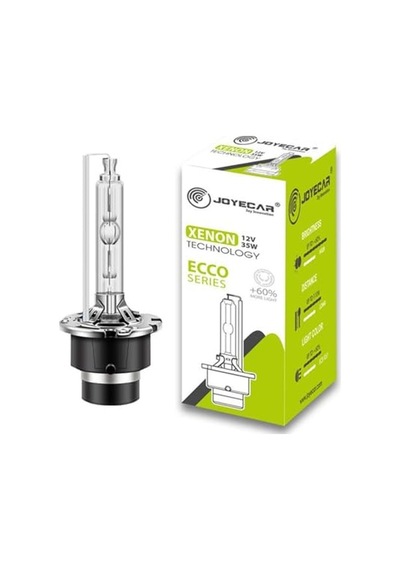 D2s Xenon Ampul, 6000k Beyaz, 12v 35w, Ecco Serisi, +60% Daha Fazla Işık Teknolojisi