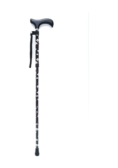 Mf606 Katlanır Baston B044-8361-bordo Çiçekli - Standart
