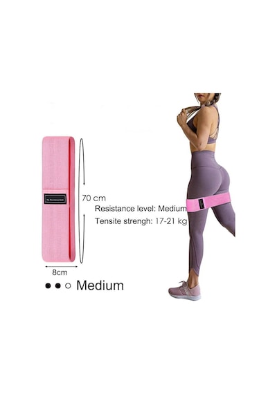 TechnoSmart Loop Band Direnç Bandı Spor Egzersiz Aerobik Pilates Squat Lastiği Fitness Yoga
