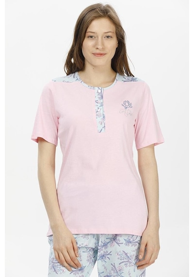 Pijadore 1214 Kadın Kısa Kollu Pijama Takımı