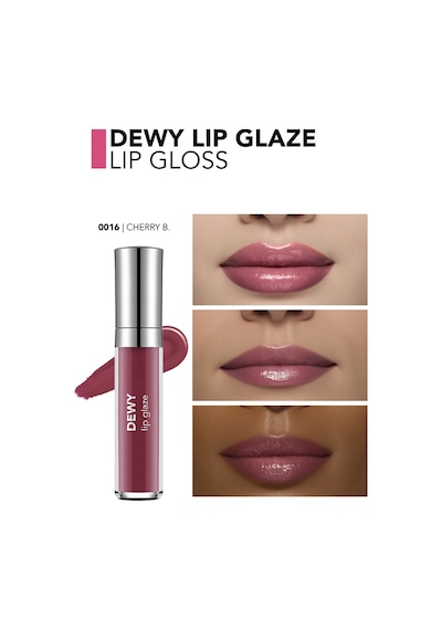 Flormar Besleyici Dudak Parlatıcısı - Dewy Lip Glaze - 016 Cherry Blossom-8682536068314
