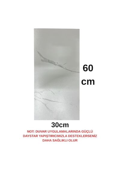 6 Adet 30cmx60cm Yapışkanlı Floor Pvc Panel 803 Yer Zemin Kaplama Paneli Arkası Kauçuklu