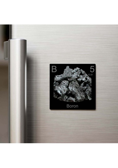 Boron Bor Elementi Buzdolap Magneti 9x9 Cm
