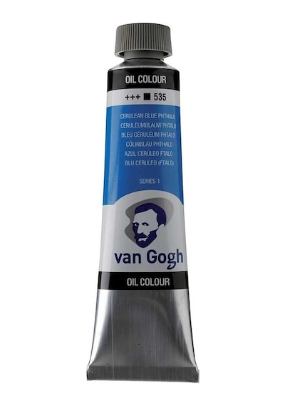 Van Gogh Yağlı Boya 40ml 535 Cerulean Blue Phthalo 10 Renk