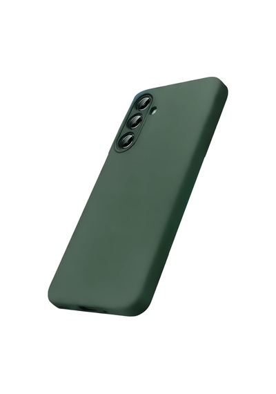 Uray Store Samsung Galaxy Uyumlu  S26 Plus First Silikon - Koyu Yeşil