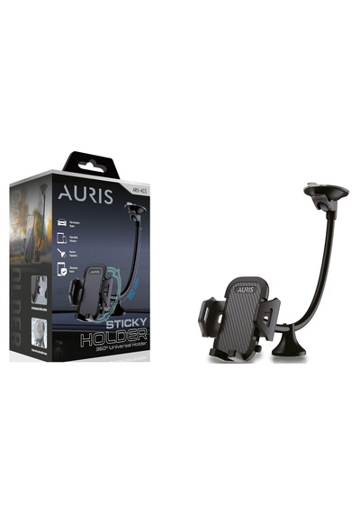 Auris H15 Araç İçi Telefon Tutucu Cama Yapışan Vantuzlu Akrobatik