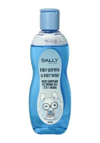 Sally Baby Shampoo & Body Wash 200 Ml Mavi