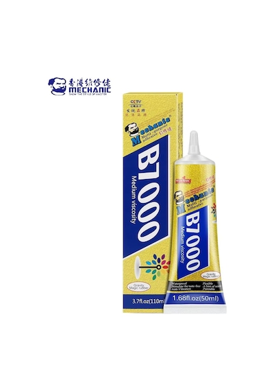 Mechanic B7000 Çok Amaçlı Yapıştırıcı 50ml Şeffaf