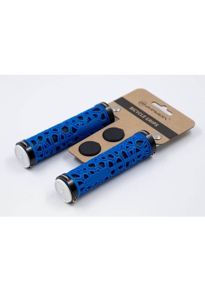 Briviga Bisiklet Elcik Uzun 130mm Vidalı Mavi-siyah Mavi