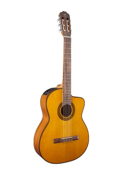 Takamine Gc3Ce-Nat Elektro Klasik Gitar Kılıf + Jack + Pena