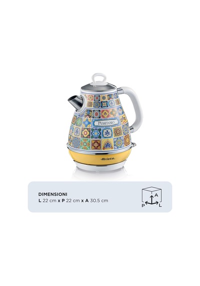 Ariete Positano Elektrikli Su Isıtıcı 1,7 Litre Kettle 2869/0p -