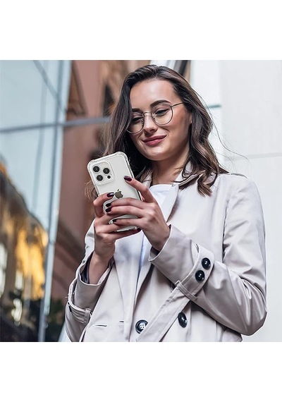 Apple iPhone Uyumlu 13 Pro 6.1inç Anti-drop Shockproof Darbe Emici Silikon Kılıf- 5775 Şeffaf