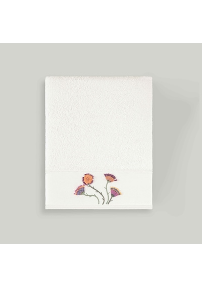 Linens Melia Pamuk 50x85 Cm Yüz Havlusu Beyaz Beyaz
