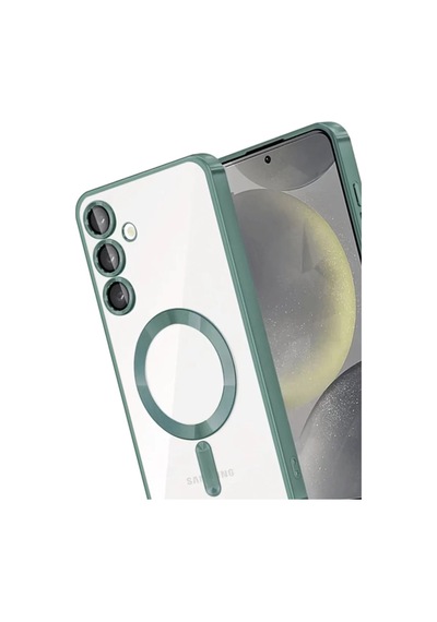 Newface Samsung Galaxy Uyumlu A36 Kross Magneticsafe Kapak - Koyu Yeşil Diğer