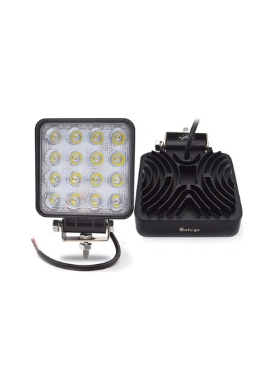 2 Adet 16 Ledli Off Road Çalışma Lambası / Projektör 48watt 12v /