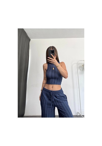 Unika Boutique Olala Takım - Siyah Lacivert
