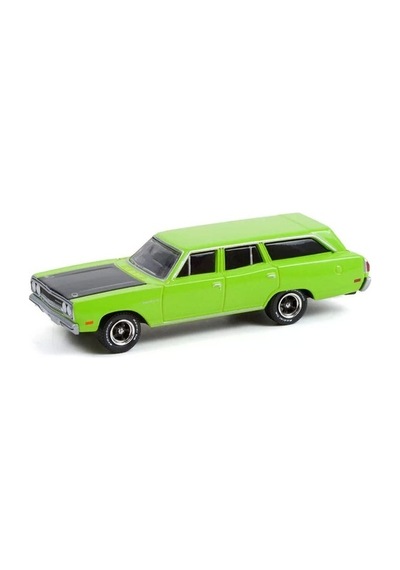 Greenlight 1/64 1970 Plymouth Satellite Yeşil Model Araba