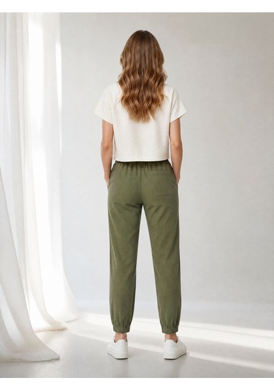Nealirsanall.com Kadın Beli Bağcıklı Keten Görünümlü Pantolon - Paçası Pileli Havuç Kesim Pantolon Beyaz Nealirsanall.com Kadın Beli Bağcıklı Keten Görünümlü Pantolon - Paçası Pileli Havuç Kesim Pantolon Beyaz